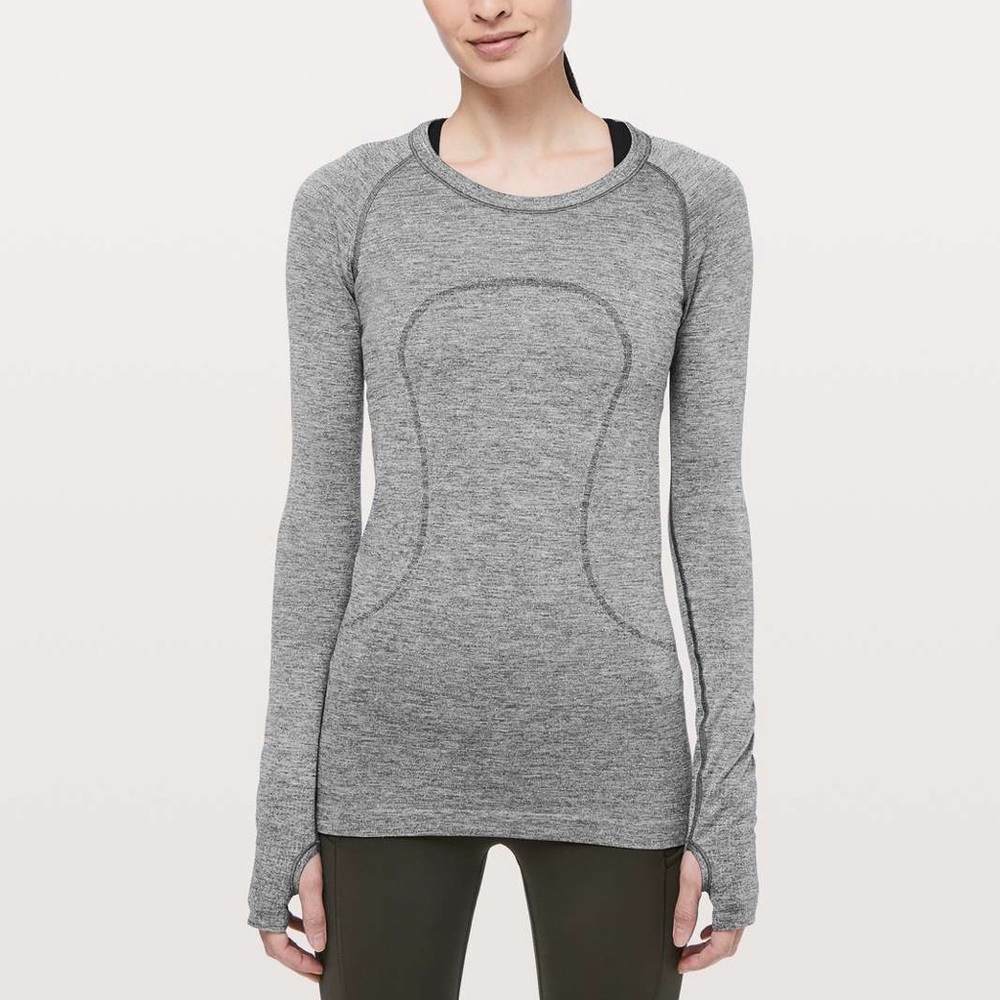 EUC lululemon swiftly tech long sleeve sparkle